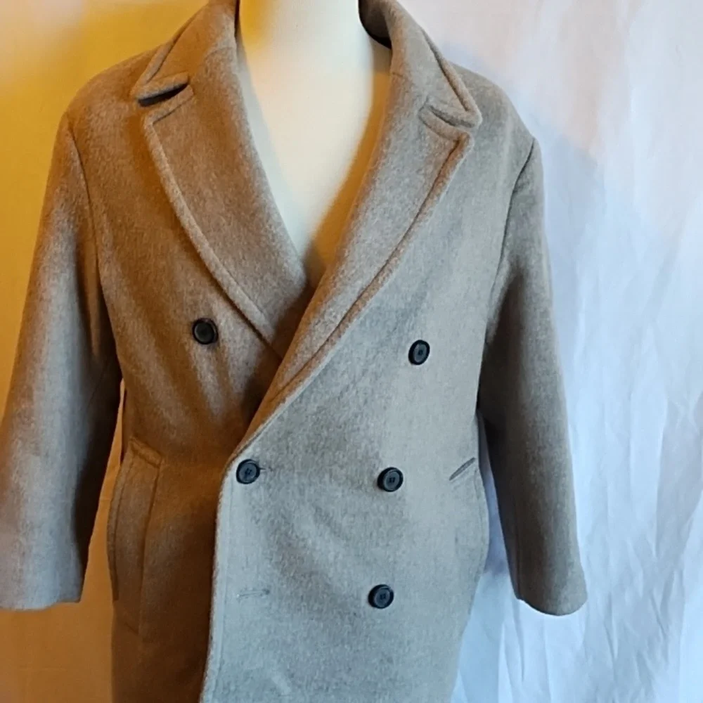 Evan Laforet gray wool coat. Size S